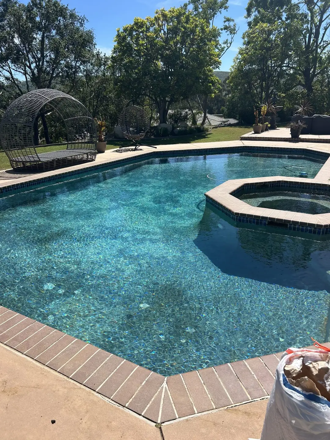 Mud-colored pool restored after Blue Ripple clean-up service